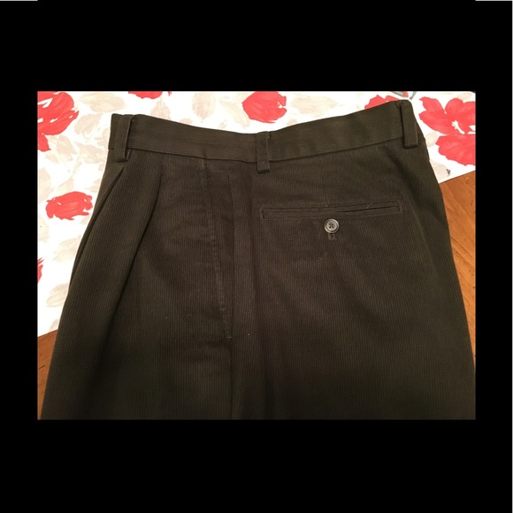 NWOT Herringbone Dark Green Pants. Liz Claiborne. - Picture 4 of 7